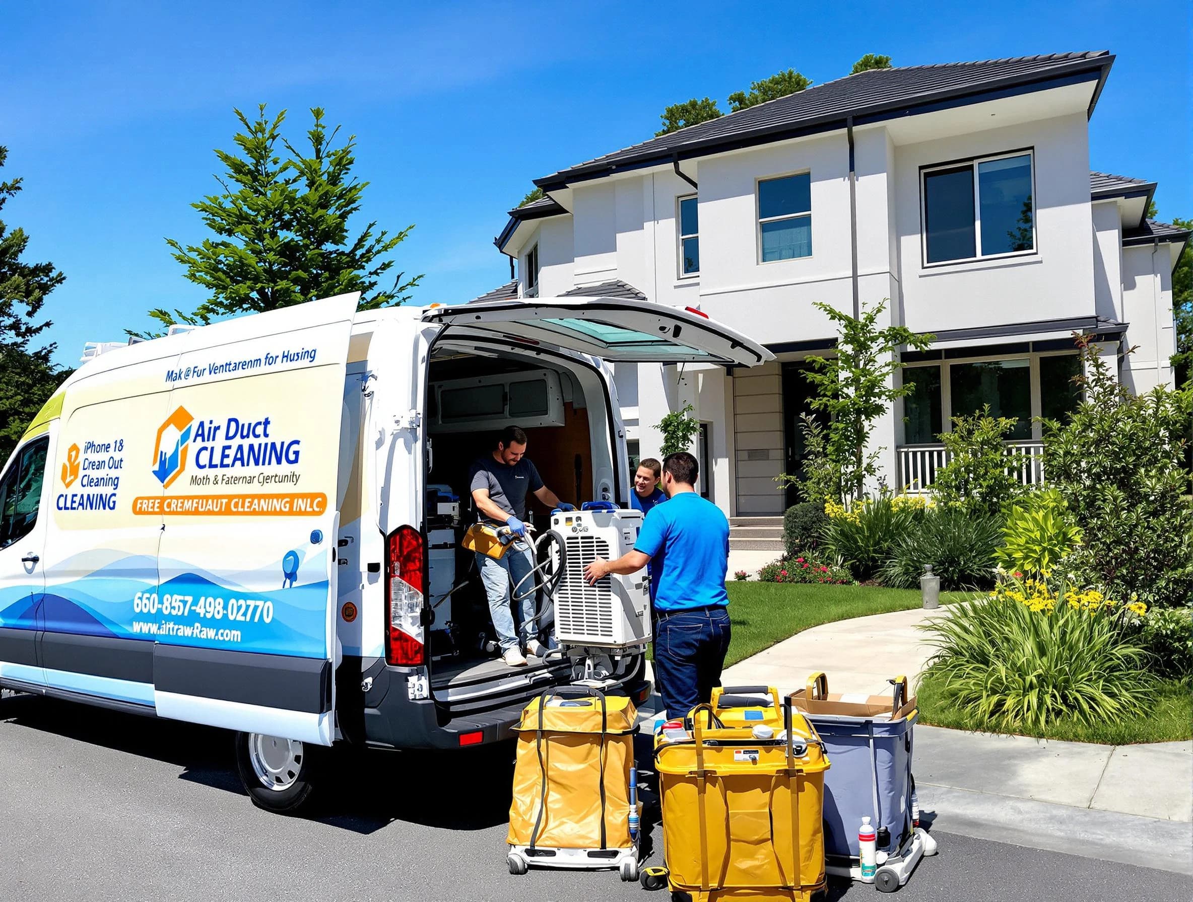 Coopertown Air Duct Cleaning technician performing professional air duct cleaning in Coopertown
