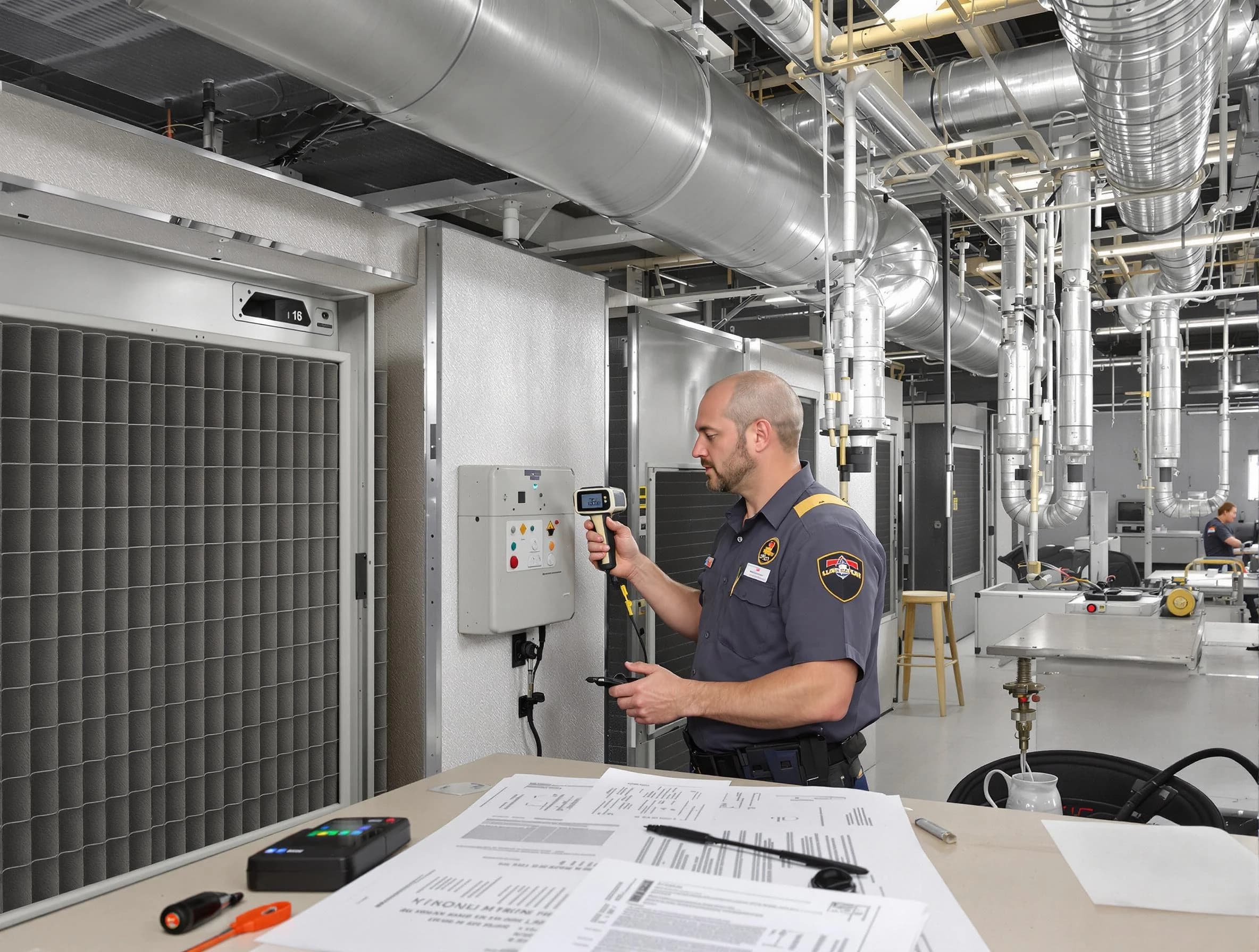 Professional filter system inspection by Coopertown Air Duct Cleaning in Coopertown