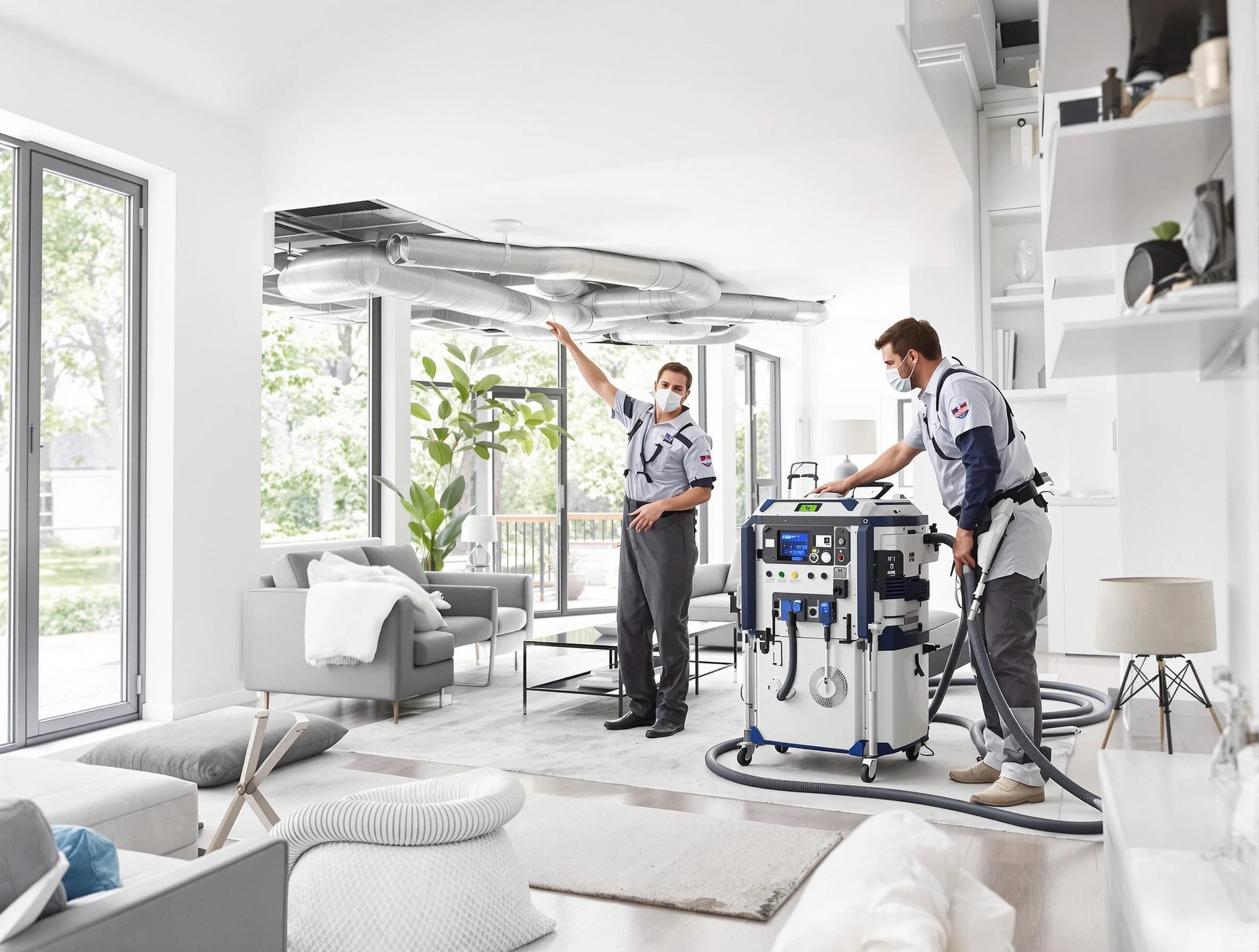 Coopertown Air Duct Cleaning professional conducting pure air duct cleaning with state-of-the-art equipment in Coopertown