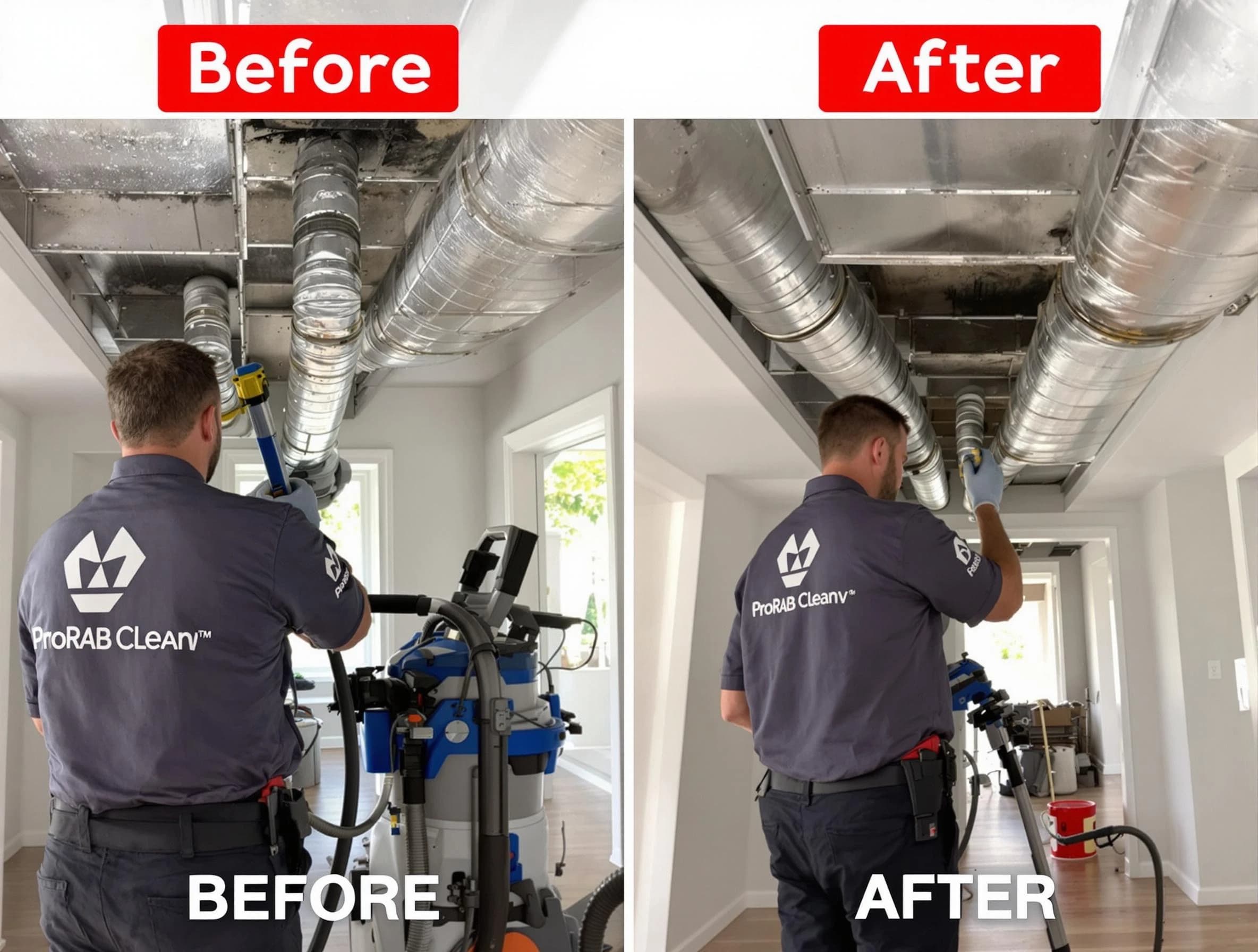 Coopertown Air Duct Cleaning expert performing thorough residential duct cleaning in a Coopertown home