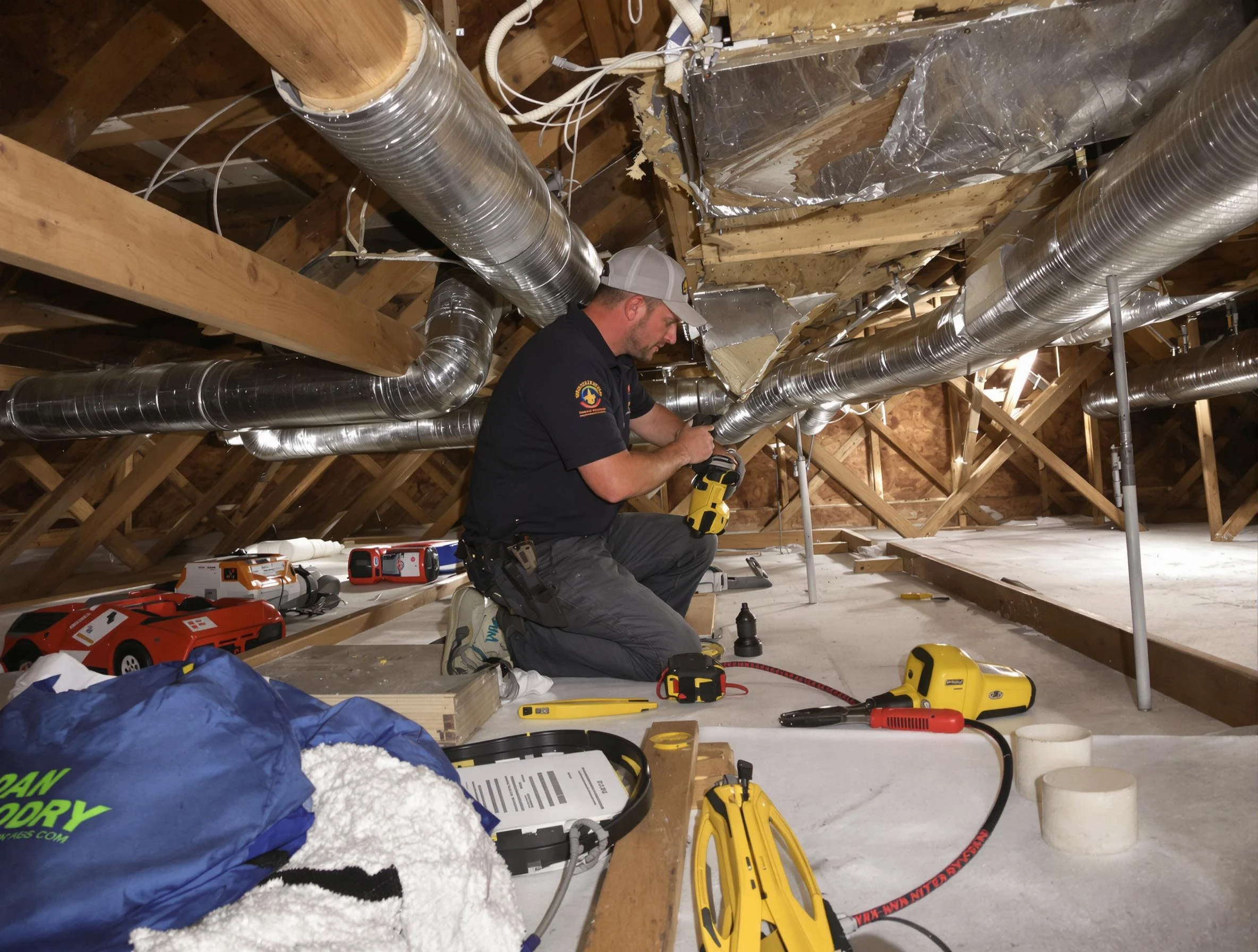Professional air duct repair by Coopertown Air Duct Cleaning in Coopertown