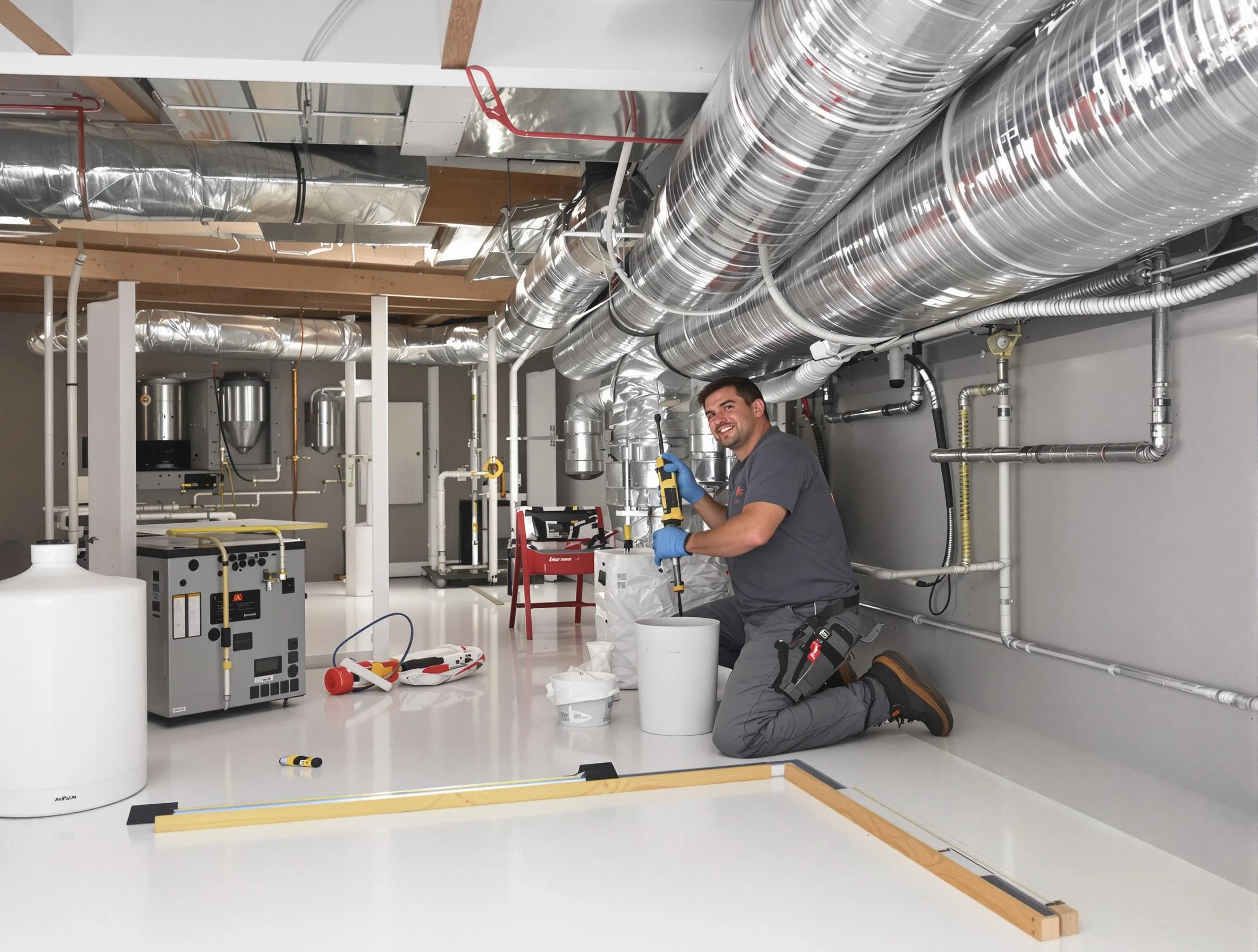 Professional duct sealing service by Coopertown Air Duct Cleaning in Coopertown