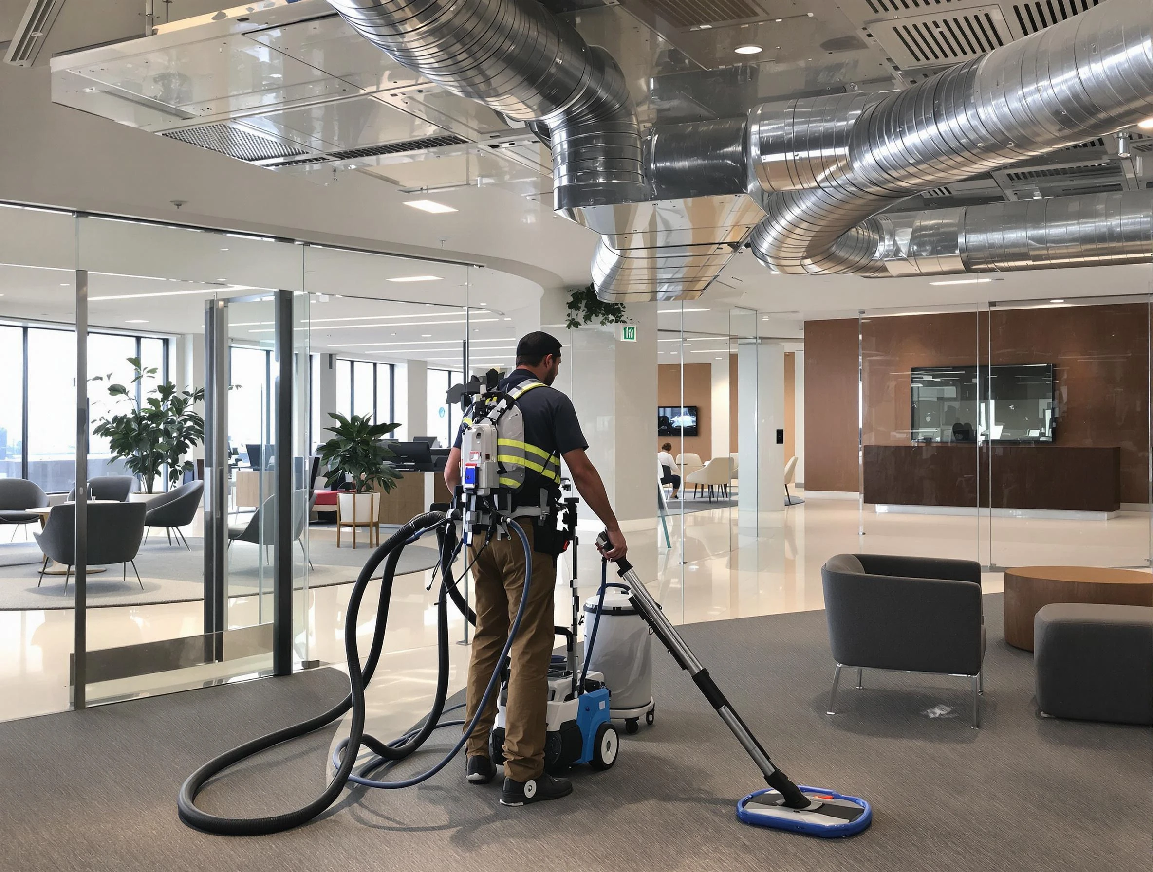 Commercial duct cleaning service by Coopertown Air Duct Cleaning in Coopertown