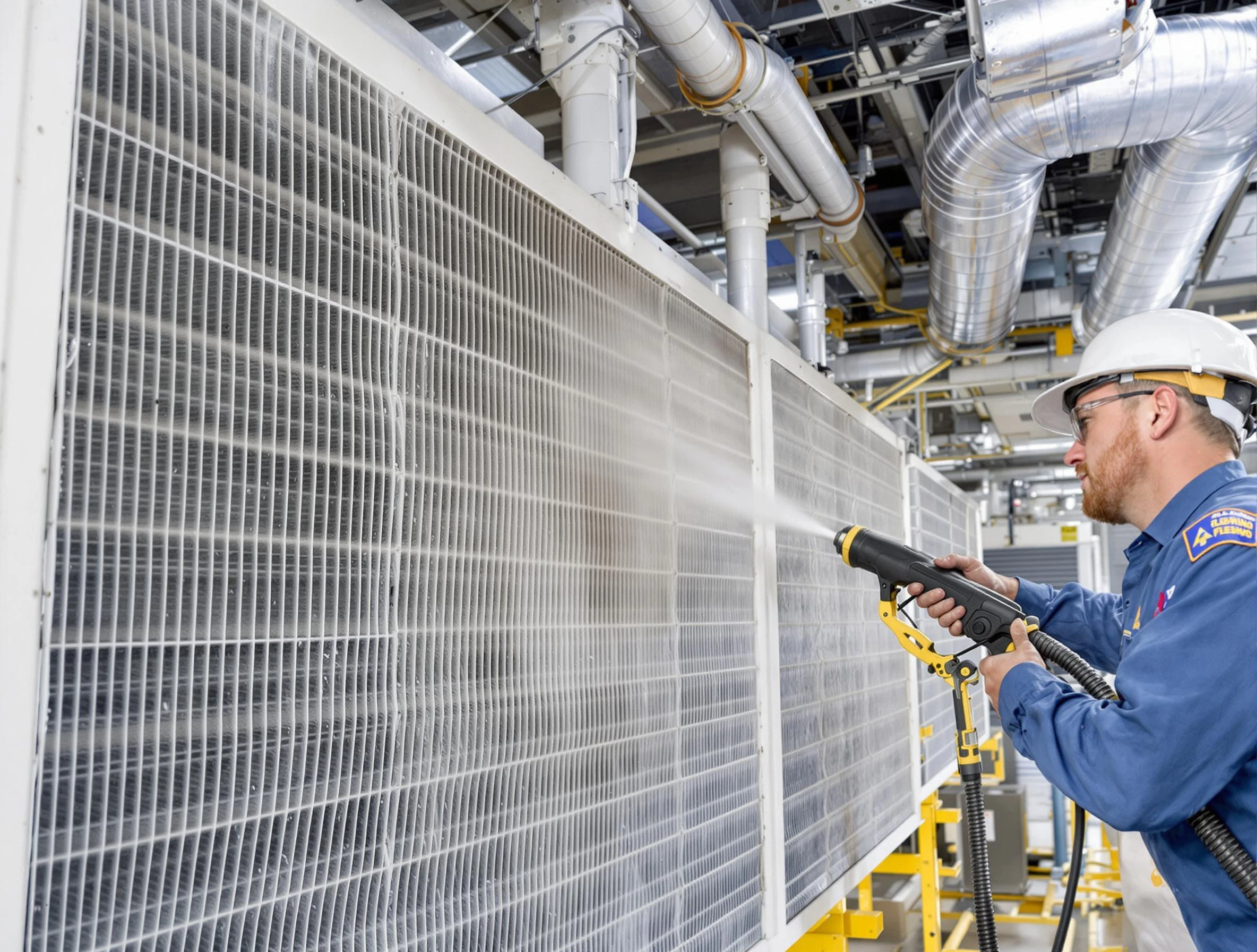 Professional commercial coil cleaning by Coopertown Air Duct Cleaning in Coopertown