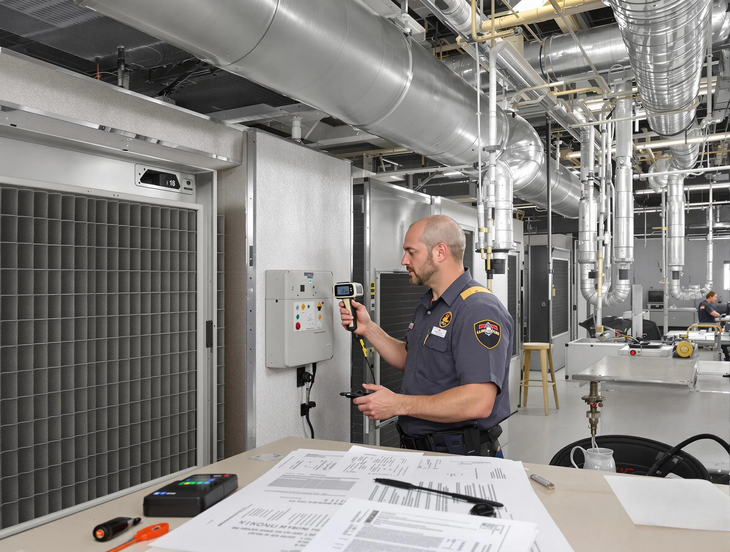 Professional filter system inspection by Coopertown Air Duct Cleaning in Coopertown